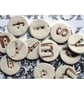 alphabet buttons - handmade ceramic letters - Image 4