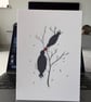 Two Birds in an Apple Tree Card