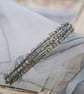 Silver grey wrap (memory wire) bracelet - Image 3