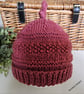 Designer Baby Beanie Merino Wool Hat 3-9 months size 