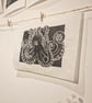 Octopus Original Lino Print - Image 4