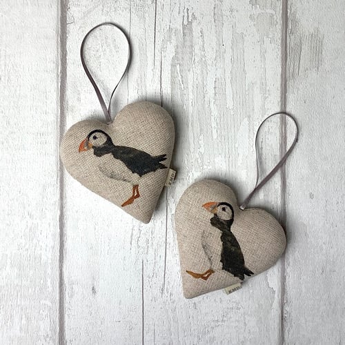 Hanging Heart - Puffin - Puffins