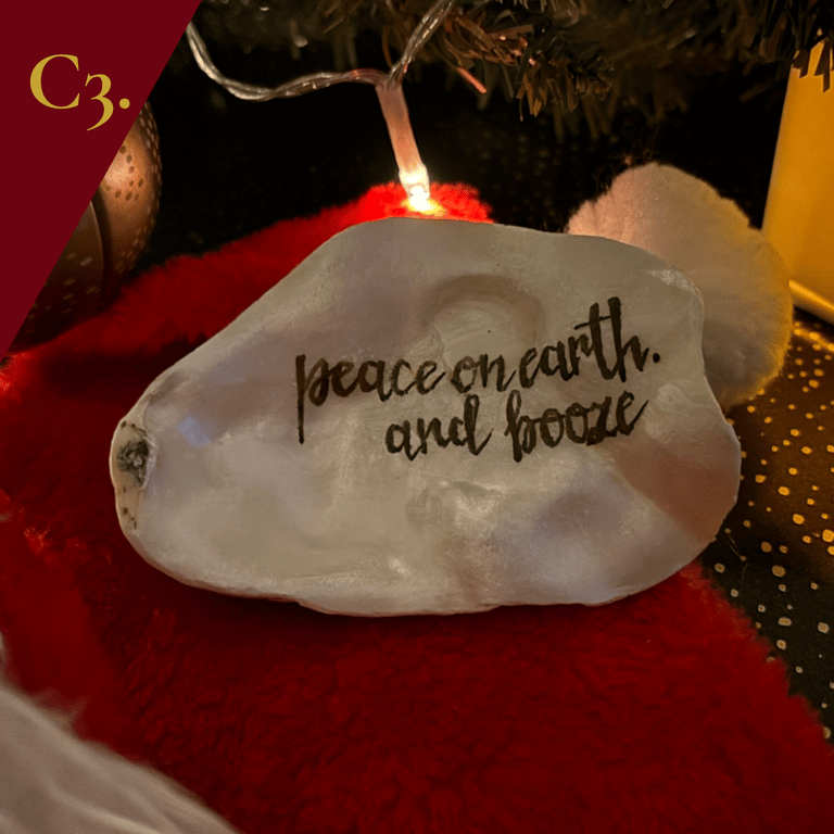 Christmas edition no.C3 "peace on earth. and booze"