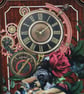 Binoculars Steam Punk greeting card - Image 3
