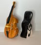 Double Bass and music note salt and pepper set. - Image 2