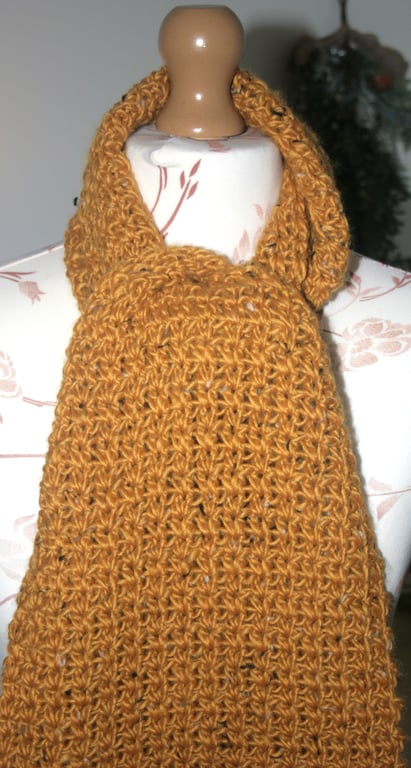 Crochet Scarf (Mustard)