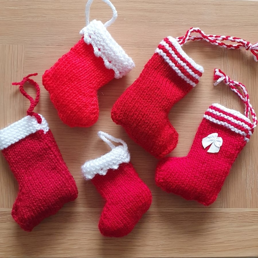 Mini Christmas stocking coin holder