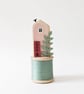 Little Wooden House on a Vintage Bobbin 'Love'  - Image 1