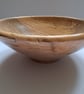 Conical spalted wooden fruit bowl