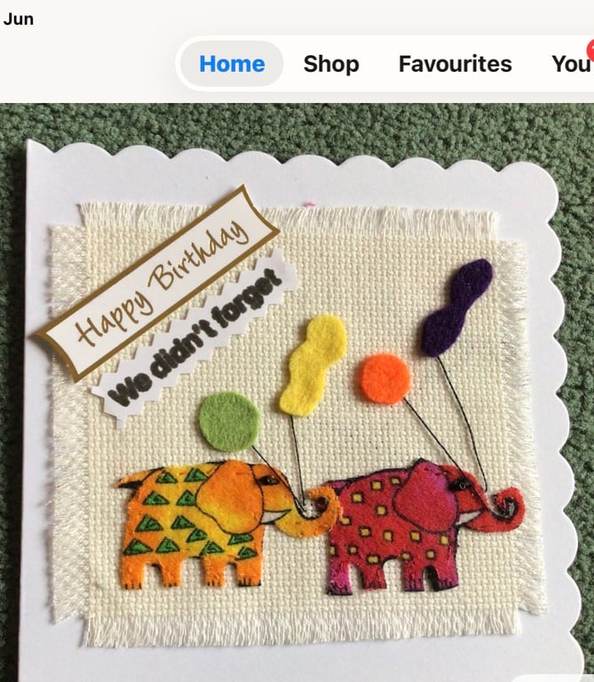 Greetings card