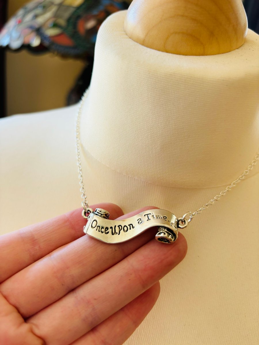 Once Upon a Time Scroll Necklace