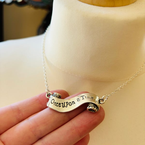 Once Upon a Time Scroll Necklace