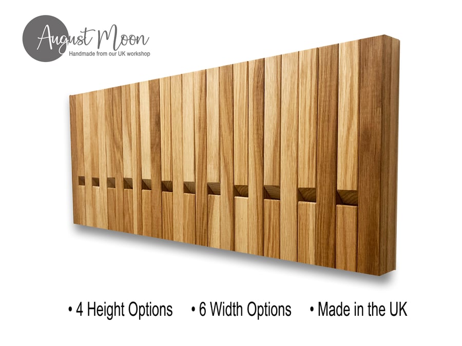 Flip down solid oak 8 to 30 Double hooks. Coat, hat, bag or towel rack