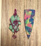 Polymer Clay Green Bead and Pendant Collection - Image 2