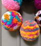Wool Pompom Wreath, Mixed Colours, Eclectic Bohemian Interiors, Maximalism. - Image 4