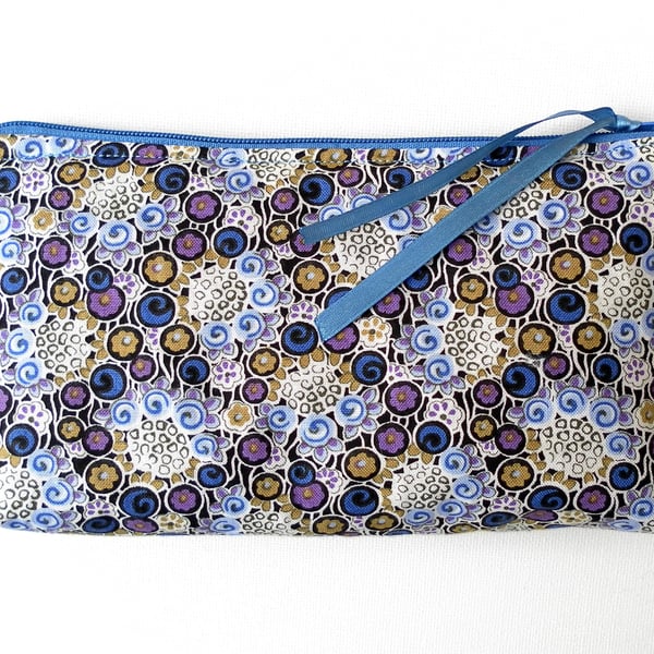 Make up Bag, Blues and Purple