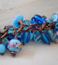 Sale-Turquoise & capri charm bracelet - Image 2