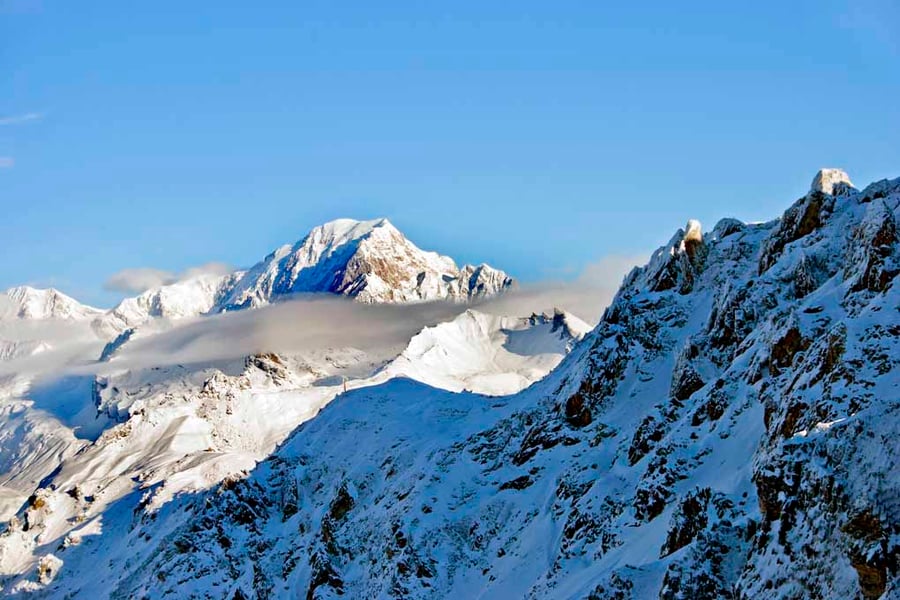 Mont Blanc Les Arcs French Alps France Photograph Print