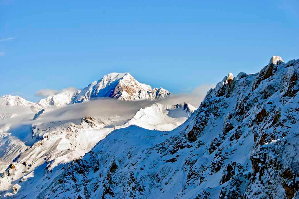 Mont Blanc Les Arcs French Alps France Photograph Print