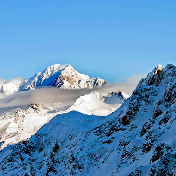 Mont Blanc Les Arcs French Alps France Photograph Print