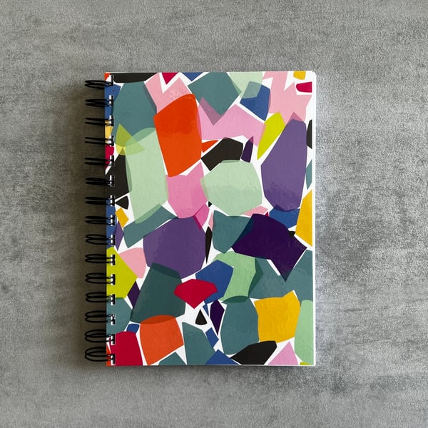 2026 A4 Day-a-Page Diary – Handmade Illustrated planner, colourful and modern