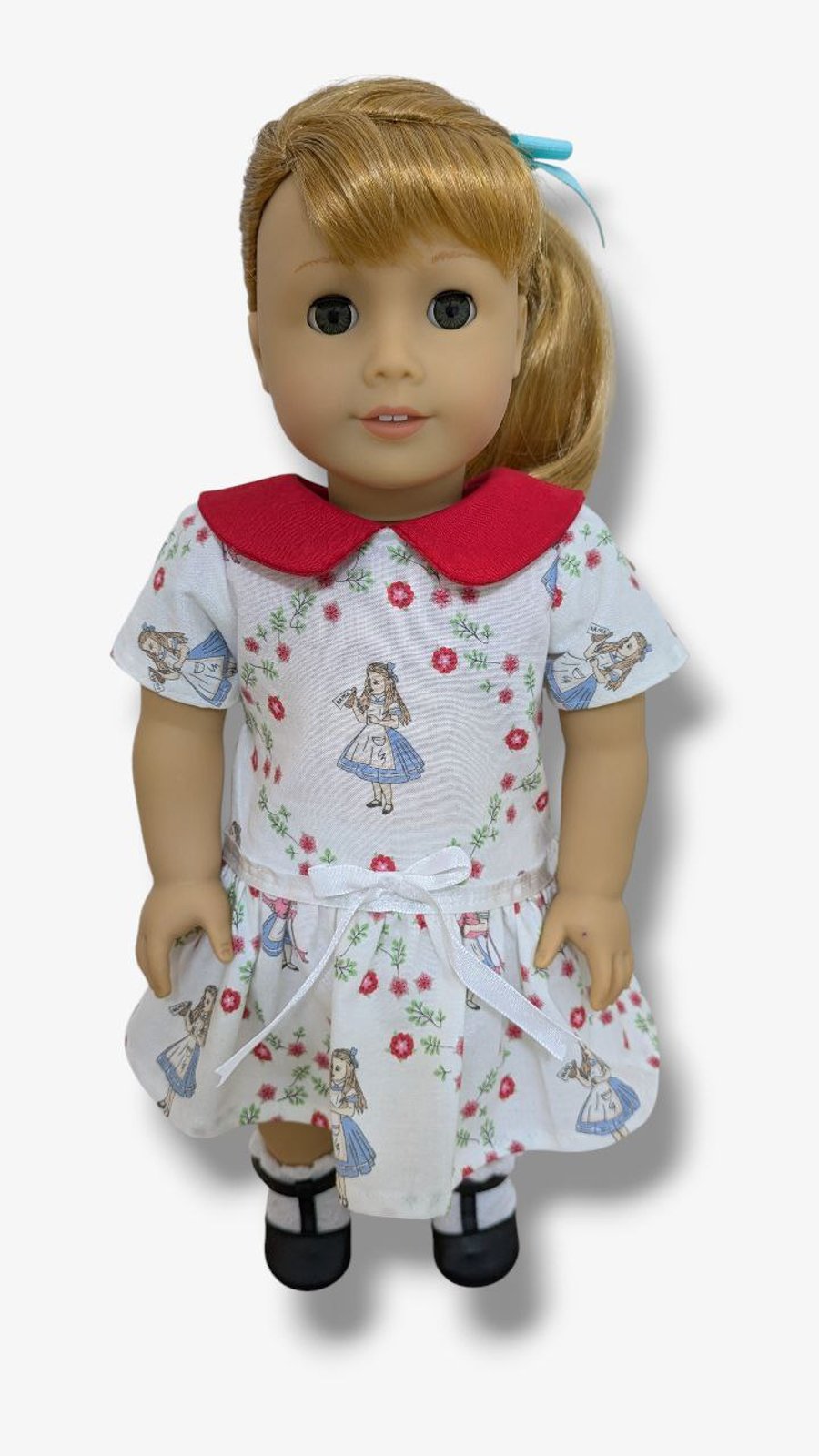 Alice In Wonderland 18" Doll Dress for American Girl Doll Our Generation 