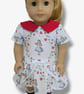 Alice In Wonderland 18" Doll Dress for American Girl Doll Our Generation 