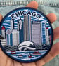 Chicago USA Embroidered Patch Iron On Sew On Badge
