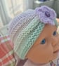 Baby Turban Hat to fit 3 to 6 months - Image 2