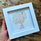 Rose - Framed Original Mini Illustration