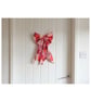 Red oversized bow, made using English Paper Piecing technique - Image 7