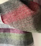 Fylingdales Hand Woven Herringbone Lambswool Scarf - Image 6