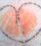 Cone Beads and Crystal Pendant on a Crystal Necklace with Matching Earrings - Image 7