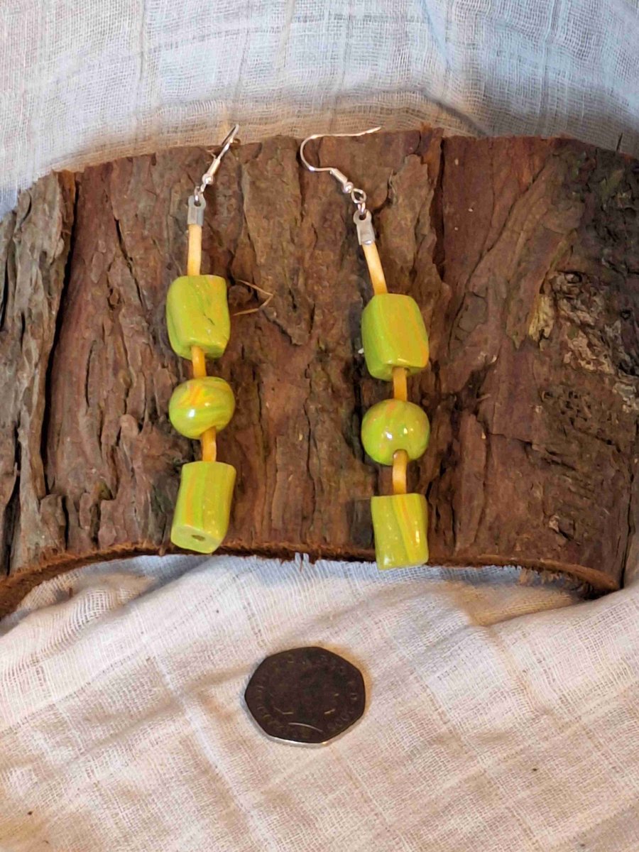 Polymer clay Earrings. 