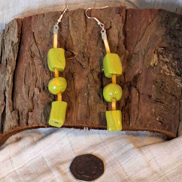 Polymer clay Earrings. 