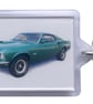 Ford Mustang Fastback 1969 - Keyring with 50x35mm Insert - Image 1