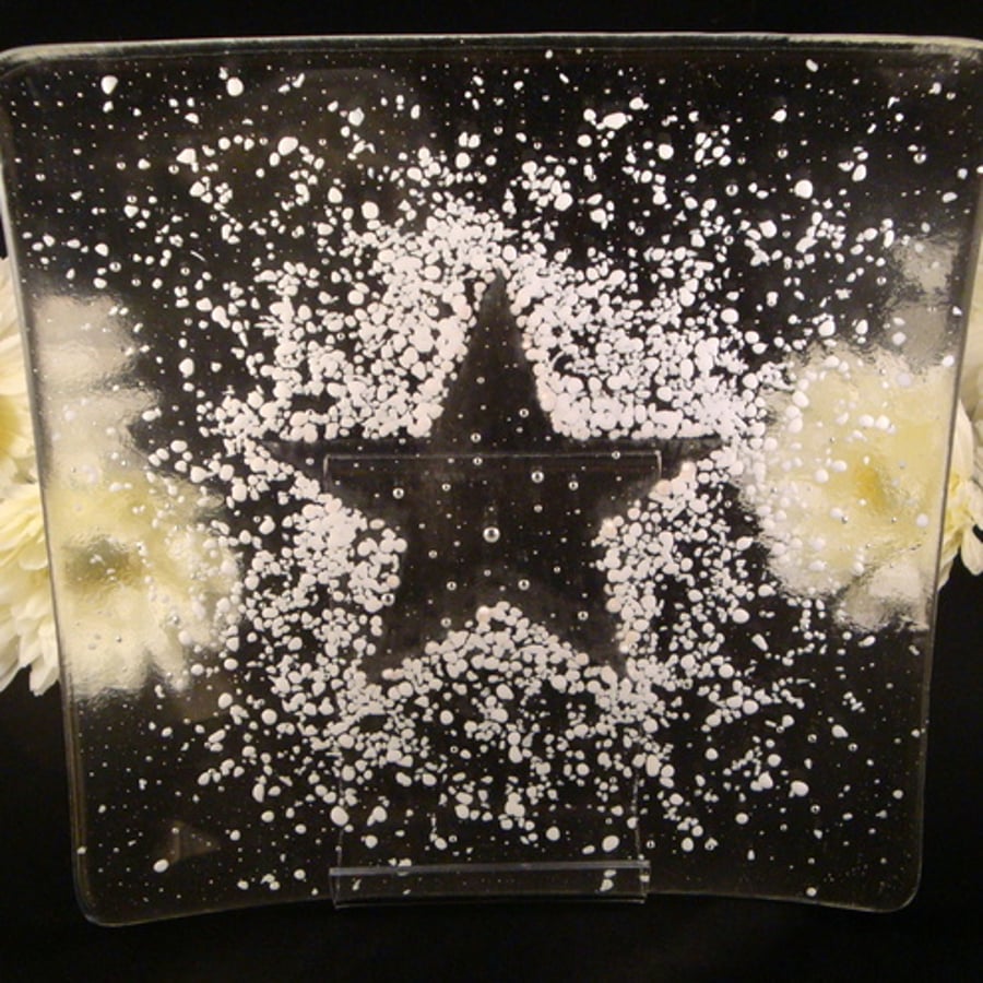 SOLD - Glass Star Bowl