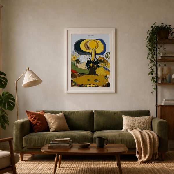 Lost in the Firmament, Screenprint, Signed Numbered Edition Paper Art