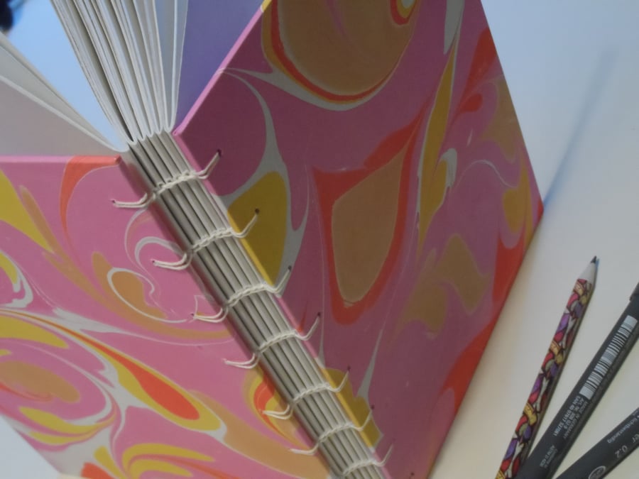 Handmade Coptic stitch book 27