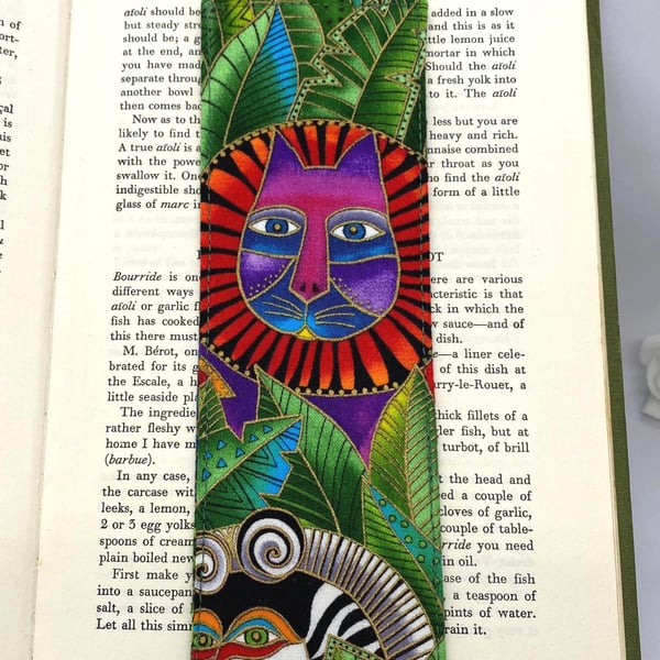Handmade Fabric Bookmark – Choose Your Design – Cotton Book Lover Gift