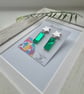 Star Rectangle Earrings - Image 2