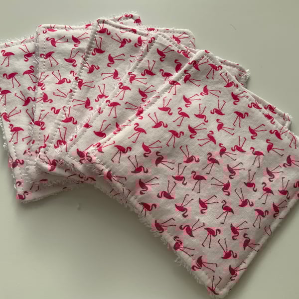 Reusable Bamboo Towelling Cotton Face Wipes, Eco friendly, Washable, Make up pad