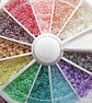 1800 Miyuki Size 11 Pastel Ceylon Seed Beads in a 12 Colour Wheel - Image 5