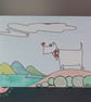 White Scottie Dog Card - Image 3