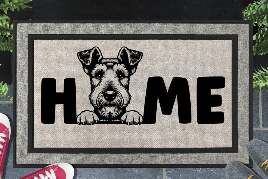 Airedale Terrier Home Door Mat No.1 - All Weather - Welcome Mat - 45x70cm 