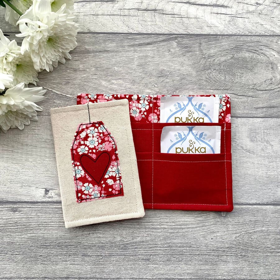 Tea bag wallet, tea bag holder