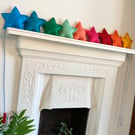 9 LARGE STAR GARLAND