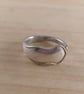 Upcycled Silver Plated Dubarry Spoon Handle Ring (SPR102523)