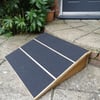 16cm High x 60cm W. x 60cms Ramp. Full Door Width,- Non-Slip.