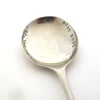 The Dark Side of the Spoon, Handstamped Vintage Fruit Spoon
